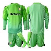 Maglia Calcio Aston Villa Portiere Seconda Divisa Bambino 2025-26 Manica Lunga (+ pantaloncini)